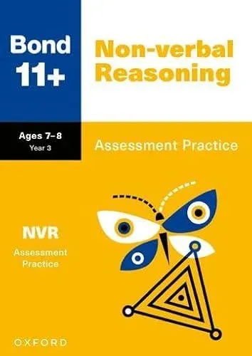 Bond 11+ Non-verbal Reasoning Assessment Practice Papers Age 7-8 for GL Assessment & other 11 plus exams
