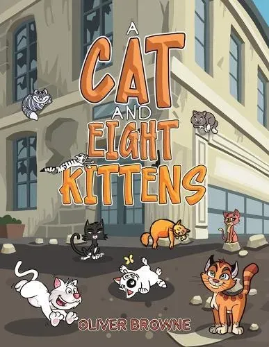 Cat and Eight Kittens