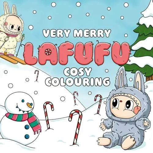 Very Merry Lafufu Cosy Colouring Book : A cosy Christmas colouring book for all ages!
