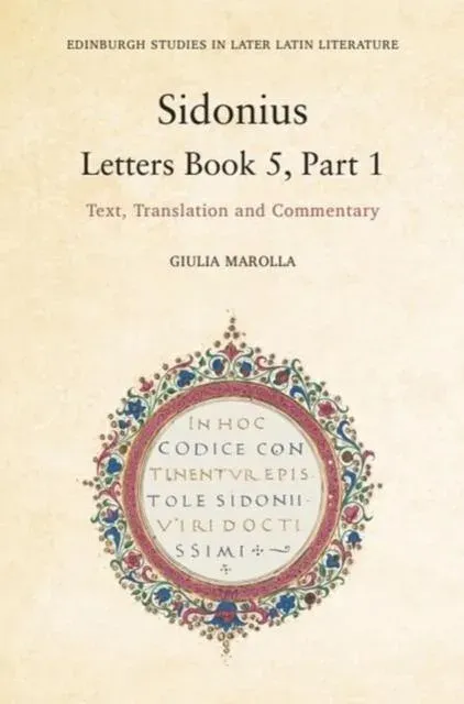 Sidonius: Letters Book 5, Part 1