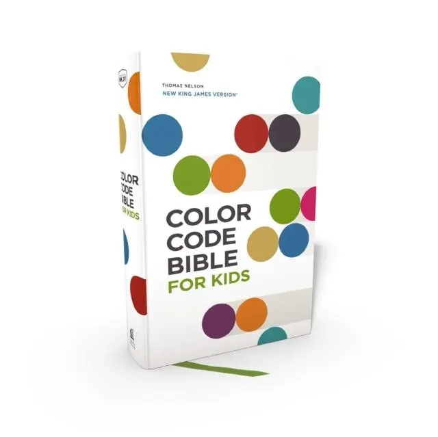 NKJV, Color Code Bible for Kids, Hardcover, Comfort Print