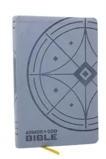 NKJV Armor of God Bible, Blue/Gray Leathersoft (Children's Bible, Red Letter, Comfort Print, Holy Bible): New King James Version