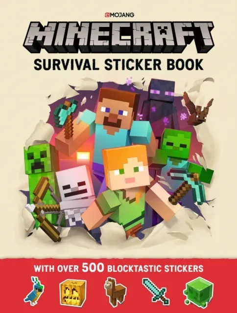 MNCRFT SURVIVAL STICKER BK PB : An Official Minecraft Book From Mojang