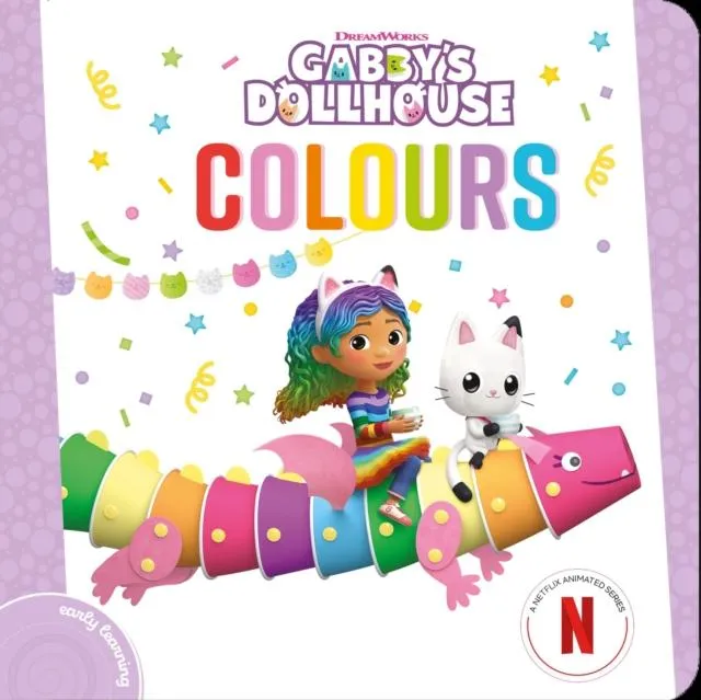 DreamWorks Gabby's Dollhouse: Colours : An early learning board book