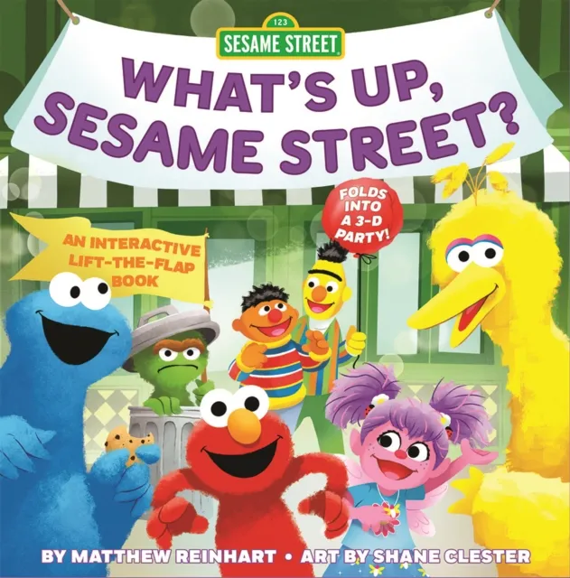 What's Up, Sesame Street? (A Pop Magic Book) : Folds into a 3-D Party!