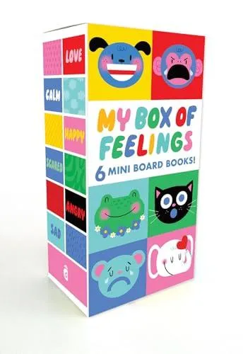 My Box of Feelings (A Hello!Lucky Book) : 6 Mini Board Books!