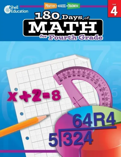 180 Days of Math for Fourth Grade : Practice, Assess, Diagnose