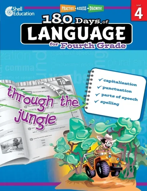 180 Days of Language for Fourth Grade : Practice, Assess, Diagnose