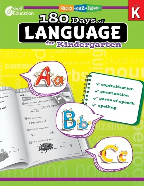 180 Days of Language for Kindergarten : Practice, Assess, Diagnose