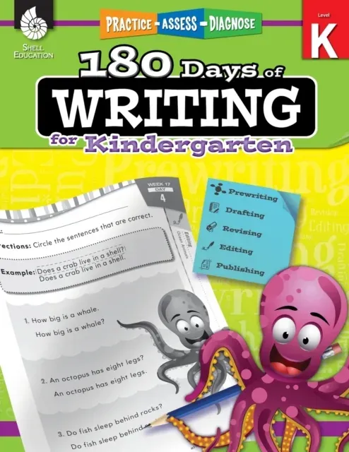 180 Days of Writing for Kindergarten : Practice, Assess, Diagnose