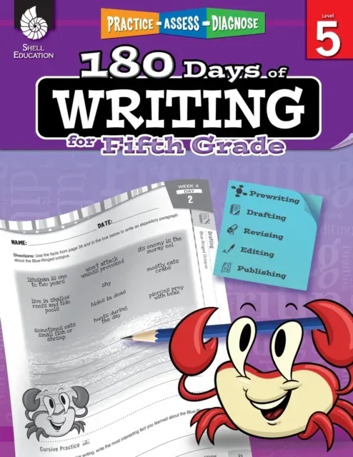 180 Days of Writing for Fifth Grade : Practice, Assess, Diagnose