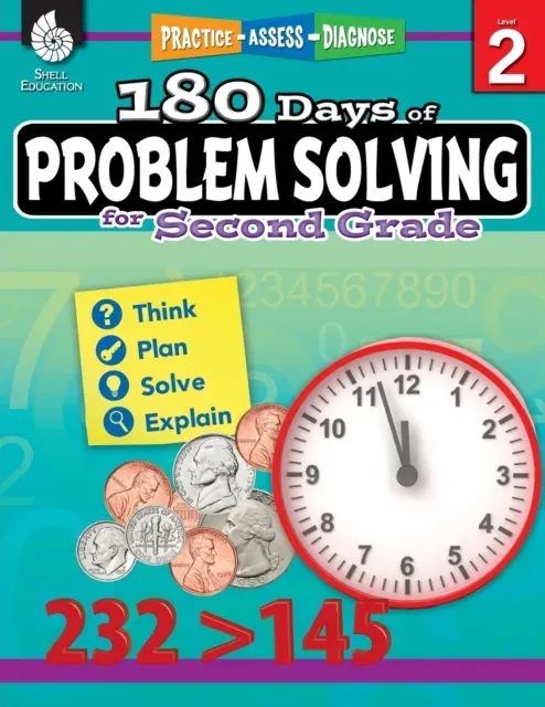 180 Days of Problem Solving for Second Grade : Practice, Assess, Diagnose