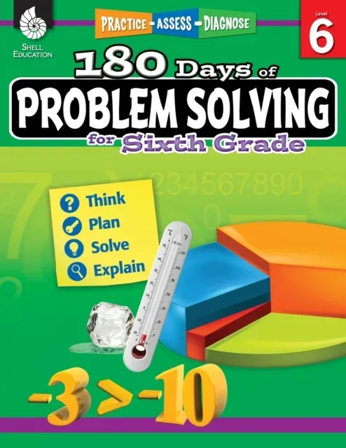 180 Days of Problem Solving for Sixth Grade : Practice, Assess, Diagnose