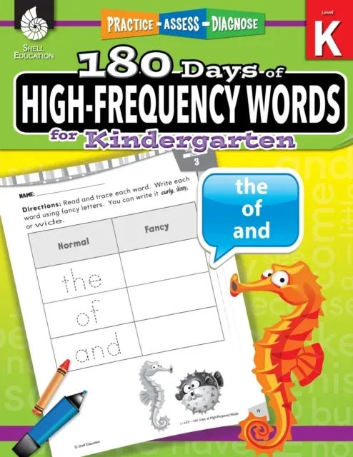 180 Days of High-Frequency Words for Kindergarten : Practice, Assess, Diagnose