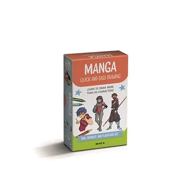 Manga Quick and Easy Drawing Deck : Learn to Draw More than 50 Characters!