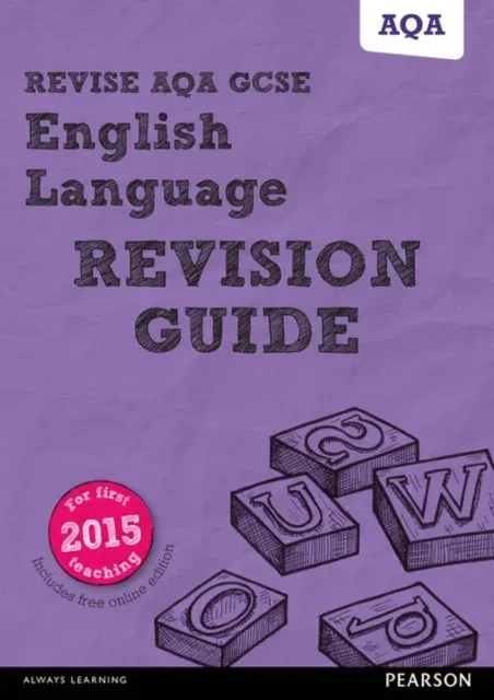 Pearson REVISE AQA GCSE English Language Revision Guide incl. online revision - for 2025, 2026 exams