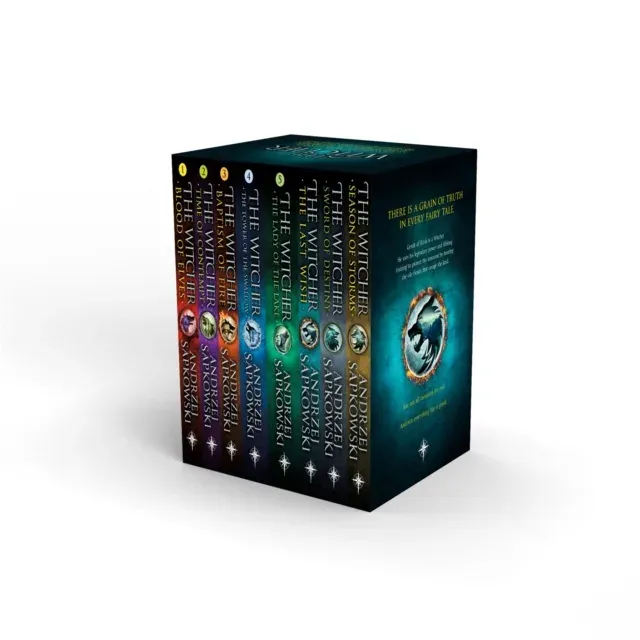 The Witcher Boxed Set : The Last Wish, Sword of Destiny, Blood of Elves, Time of Contempt, Baptism of Fire, The Tower of The Swallow, The Lady of the Lake, Season of Storms