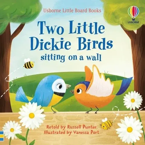 Two Little Dickie Birds sitting on a wall