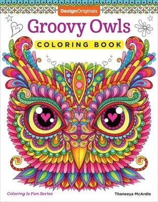 Groovy Owls Coloring Book