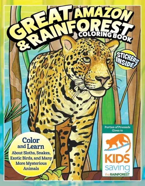 Great Amazon & Rainforest Coloring Book