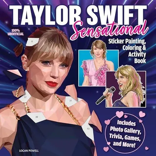 Taylor Swift Sensational Sticker Painting, Coloring & Activity Book