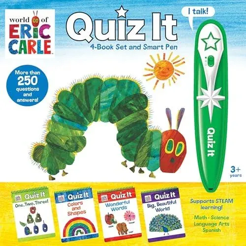 World of Eric Carle: Quiz It 4-Book Set and Smart Pen