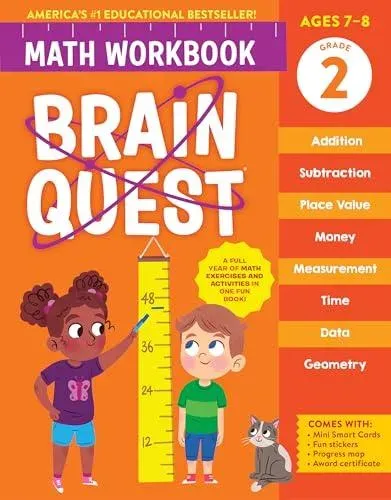 Brain Quest Math Workbook: 2nd Grade