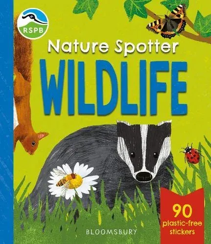 RSPB Nature Spotter: Wildlife : A children's sticker guidebook to over 60 birds, bugs, mammals and more