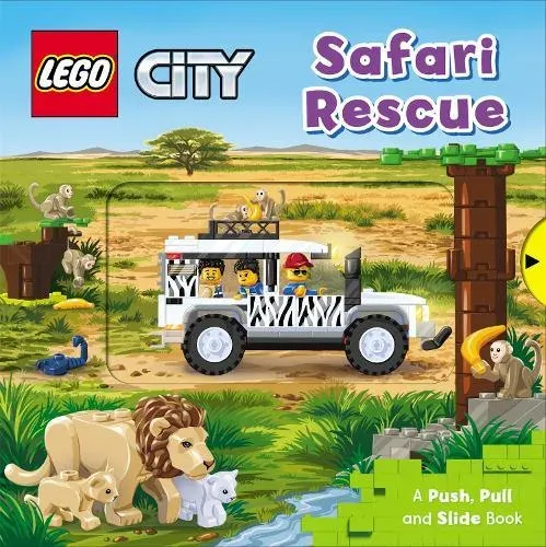 LEGO® City. Safari Rescue : A Push, Pull and Slide Book