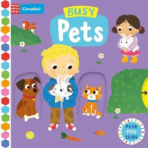 Busy Pets : A Push, Pull, Slide Book