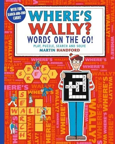 Where's Wally? Words on the Go! Play, Puzzle, Search and Solve : Boredom-busting search-and-find puzzling fun for boys and girls aged 5 and up