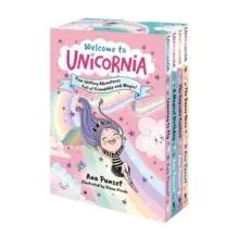 Welcome to Unicornia: Four Glittery Adventures Full of Friendship and Magic! : A world of unicorn fun for ages 5-9 in a gift-ready boxset - the perfect present!