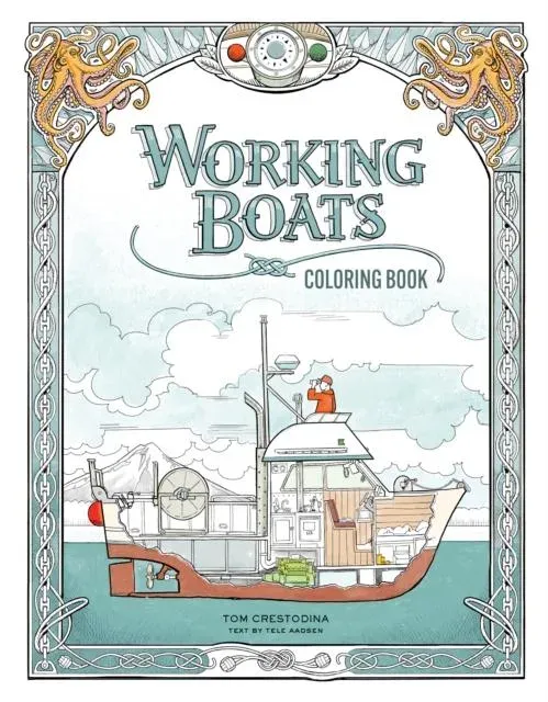 Working Boats Coloring Book (Coloring Books for Kids Ages 8-12)