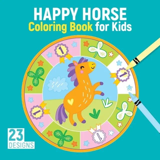 Happy Horse Coloring Book for Kids