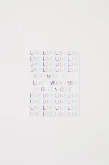 Responses to Love's Work (1995) by Gillian Rose