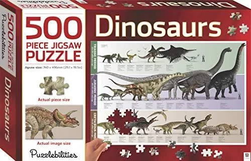 Puzzlebilities Dinosaurs 500 Piece Jigsaw Puzzle