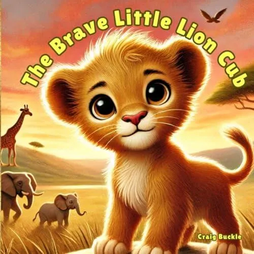 The Brave Little Lion Cub: A Bedtime Story About Courage and Confidence for Kids Ages 3-7: A Heartwarming Story About Courage for Kids Ages 3-7