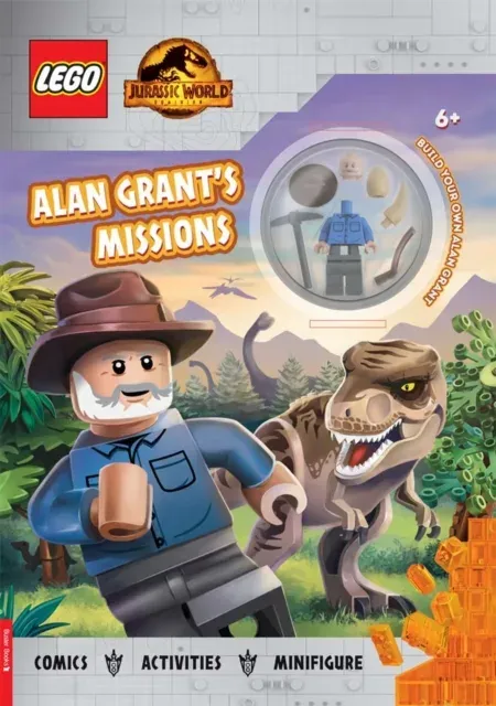 LEGO® Jurassic World™: Alan Grant's Missions: Activity Book with Alan Grant minifigure