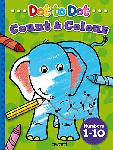 Dot to Dot Count and Colour 1 to 10