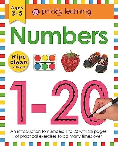 Numbers 1-20 : An introduction to numbers 1 to 20 with 26 pages of practical exercises