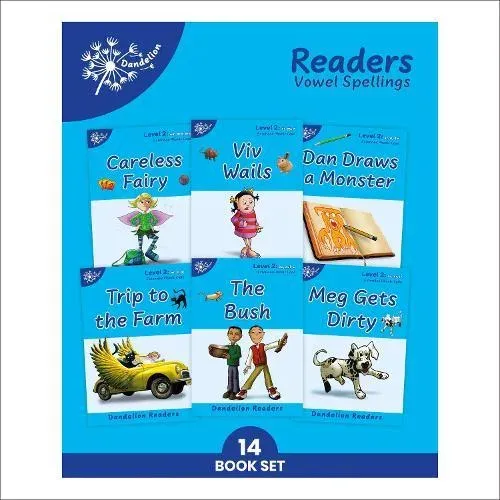 Phonic Books Dandelion Readers Vowel Spellings Level 2 : Two to three spellings for each vowel sound