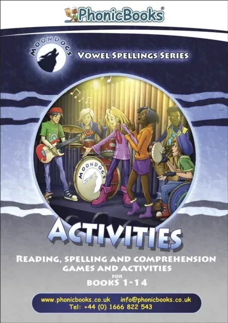 Phonic Books Moon Dogs Set 3 Vowel Spellings Activities : Two alternative vowel spellings