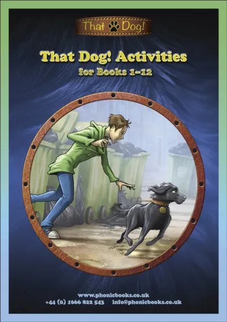 Phonic Books That Dog! Activities : Adjacent consonants and consonant digraphs, suffixes -ed and -ing