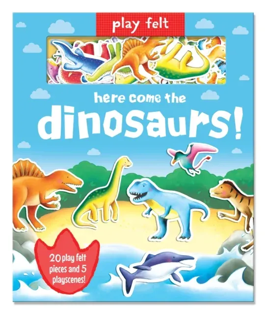 Play Felt Here Come the Dinosaurs - Activity Book