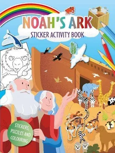 Noah's Ark Sticker Activity Book : Stickers, Puzzles and Colouring