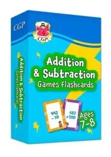 Addition & Subtraction Games Flashcards for Ages 7-8 (Year 3)
