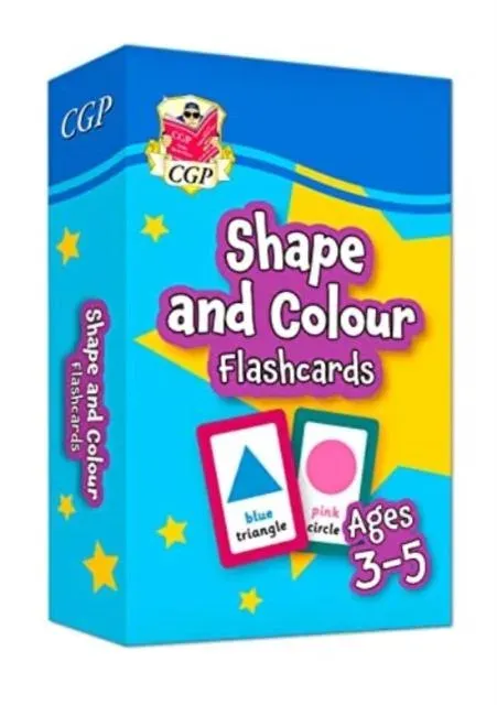 Shape & Colour Flashcards for Ages 3-5