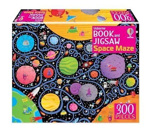 Usborne Book and Jigsaw Space Maze