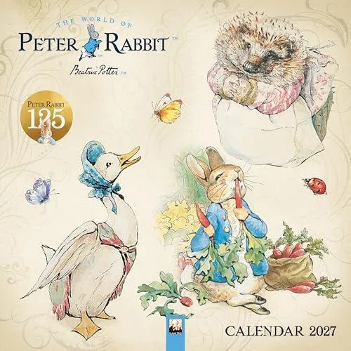 World of Peter Rabbit Wall Calendar 2027 (Art Calendar)