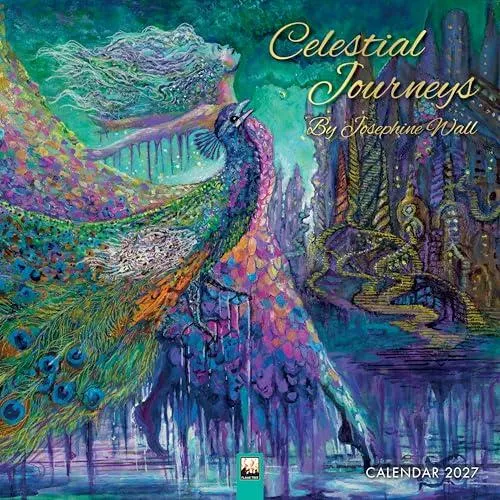 Celestial Journeys by Josephine Wall Calendar 2027 (Art Calendar)